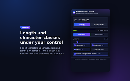Password Generator - Strong Random Password Maker screenshot