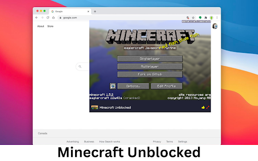 Minecraft Unblocked screenshot