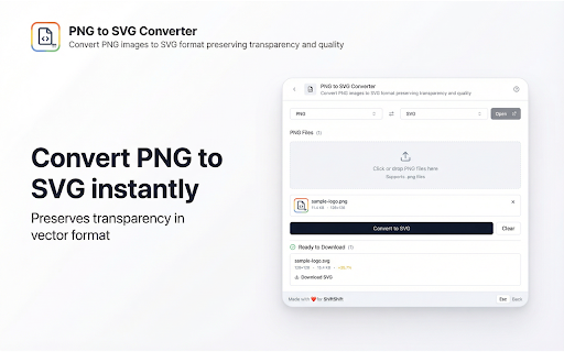 PNG to SVG screenshot