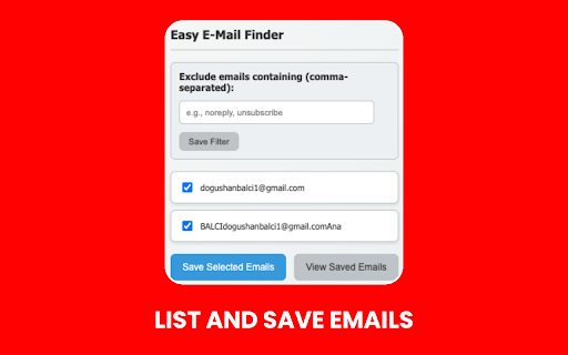 Easy E-Mail Finder screenshot