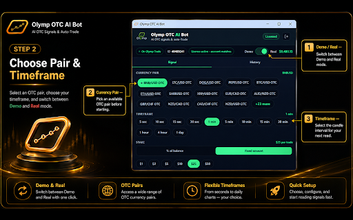 Olymp OTC AI Bot screenshot
