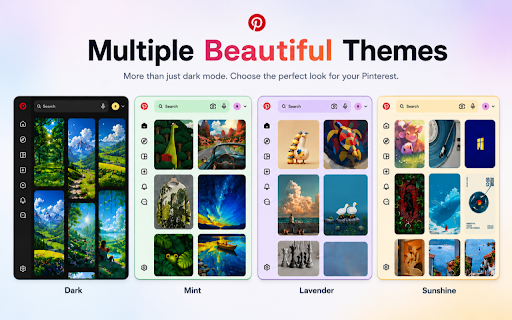 Pinterest Dark Mode & Theme screenshot