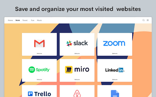 Speed Dial 2 New tab screenshot