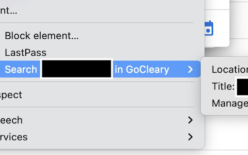 Gocleary org info screenshot