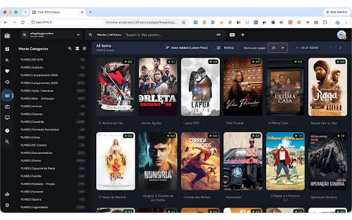Fast IPTV Player - HLS M3U M3U8 EPG & VOD Streaming screenshot