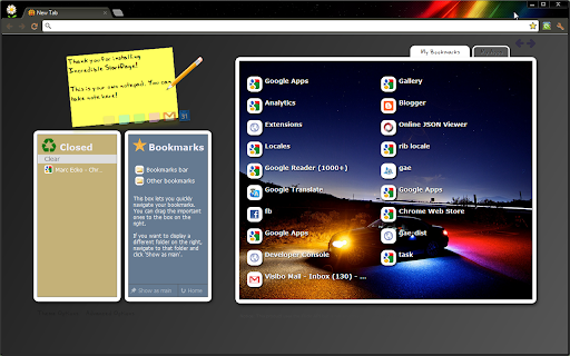 Incredible StartPage - Productive Start Page screenshot