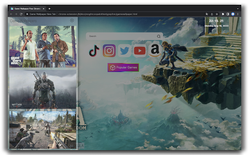 Game Wallpaper New Tab - Live Wallpaper screenshot