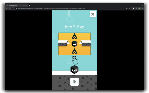 Jump Box Hero - HTML5 Game screenshot