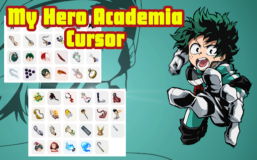 My Hero Academia Cursor - Custom Anime Cursor for Chrome screenshot