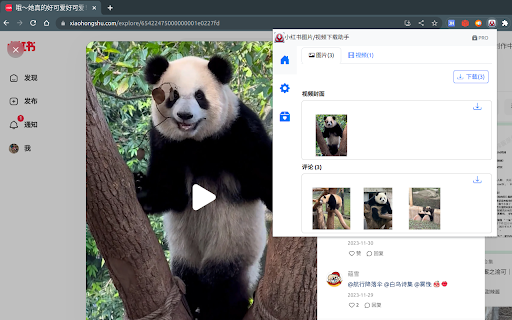 小红薯--小红书图片视频下载/图片文本识别 screenshot