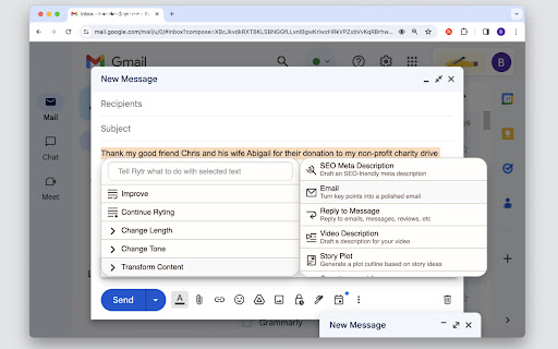 Rytr - AI powered writing assistant screenshot
