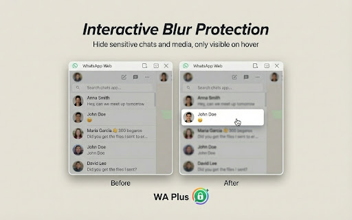 WA Web Plus – WhatsApp Web Tools for Privacy & Deleted Messages screenshot