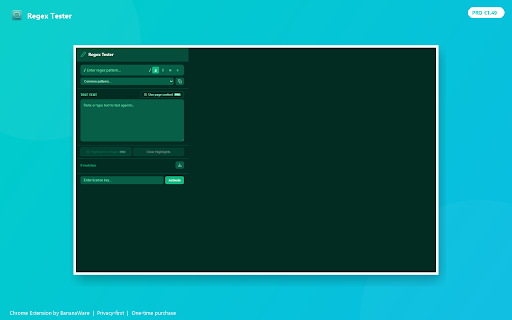 Regex Tester screenshot