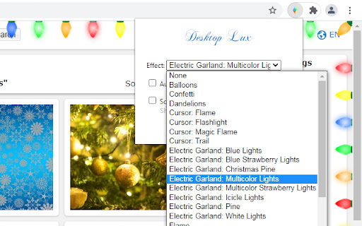 Desktop Lux: Effects screenshot