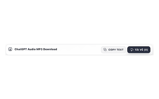 ChatGPT Audio MP3 Download – Save MP3 & ZIP screenshot