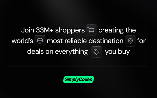 SimplyCodes: Verified Coupon Codes by Real Shoppers screenshot