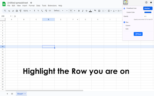 Highlighter for Google Sheets™ screenshot