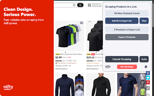 A-Market Scraper: Export Products, Reviews, Variants & More screenshot