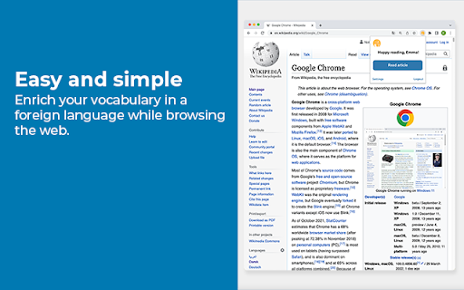 The Zeeguu Reader screenshot