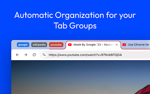 Marble: Automatically Organized Tab Groups screenshot
