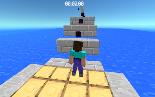 Noob Steve Parkour screenshot