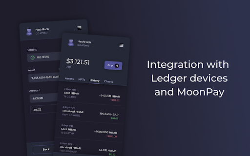 Hashpack screenshot