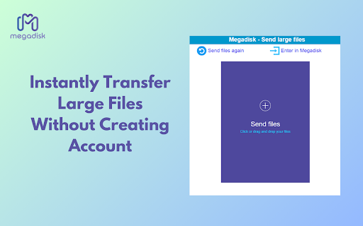 Megadisk - Send large files screenshot