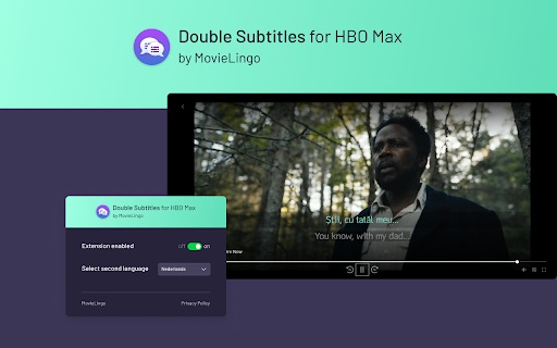 Double Subtitles for HBO Max by MovieLingo screenshot