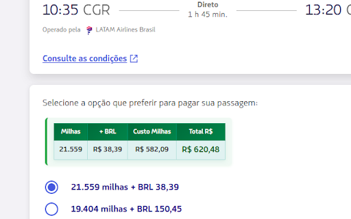 IA Voos - Conversor de Milhas screenshot