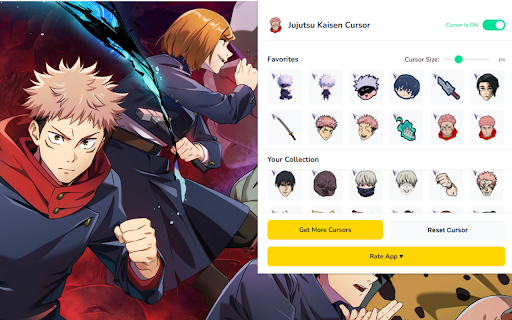 Jujutsu Kaisen Cursor ★ Custom Cursor for Chrome™ screenshot