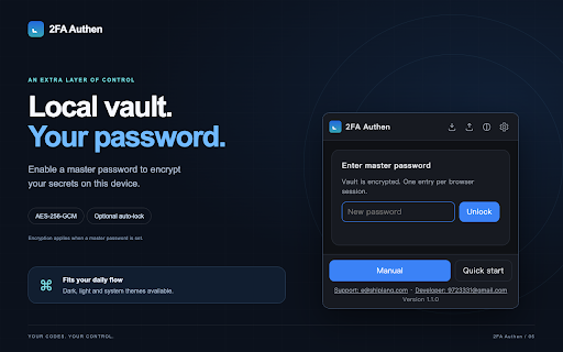 2FA Code Generator & QR Scanner screenshot