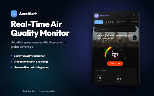 AeroAlert - Air Quality Monitor screenshot