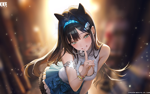 Mint B-SIDE IDOL Goddess of Victory Nikke Live Wallpaper screenshot