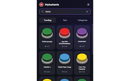 MyInstants Soundboard screenshot