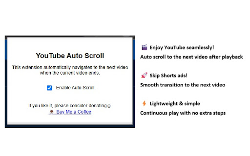 YouTube Auto Scroll screenshot