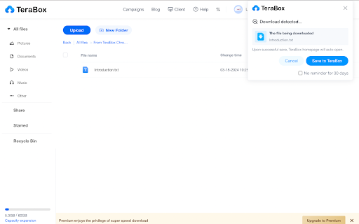TeraBox Download Assistant screenshot