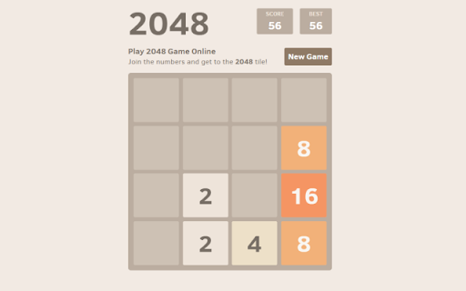 2048 Classic Game screenshot