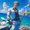 Zoro White Suit Live Wallpaper icon