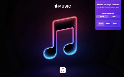 Ultimate 432Hz Converter : Spotify YouTube Tidal & All Web Music Streaming screenshot
