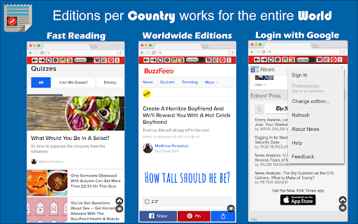 News Hub kiosk screenshot