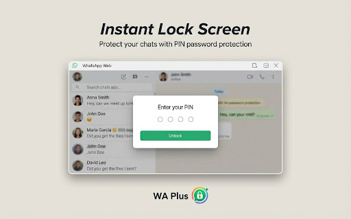 WA Web Plus – WhatsApp Web Tools for Privacy & Deleted Messages screenshot