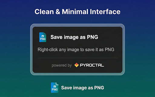 Save image as PNG screenshot