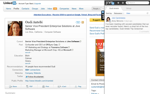Jive Anywhere screenshot