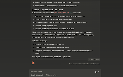 Claude Share screenshot