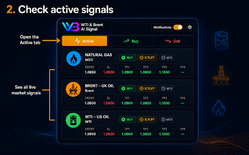 WTI & Brent AI Signals screenshot