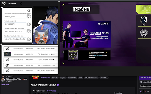 Twitch VOD Downloader screenshot