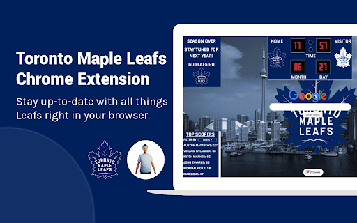 Toronto Maple Leafs Chrome Extension screenshot