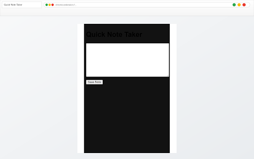 Quick Note Taker screenshot
