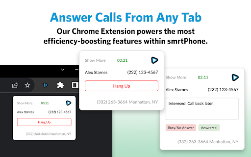 smrtPhone.io Chrome Dialer screenshot