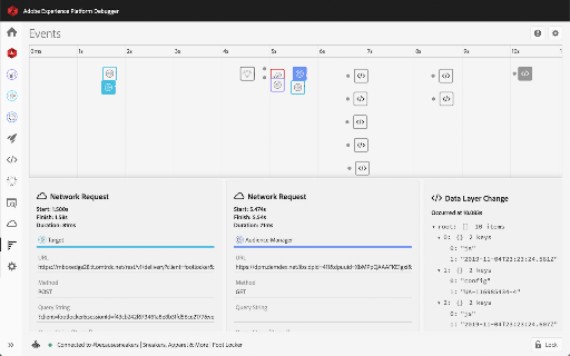 Adobe Experience Platform Debugger screenshot